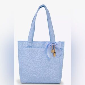 NWT Her Universe Disney Princess Belle bow quilted tote bag